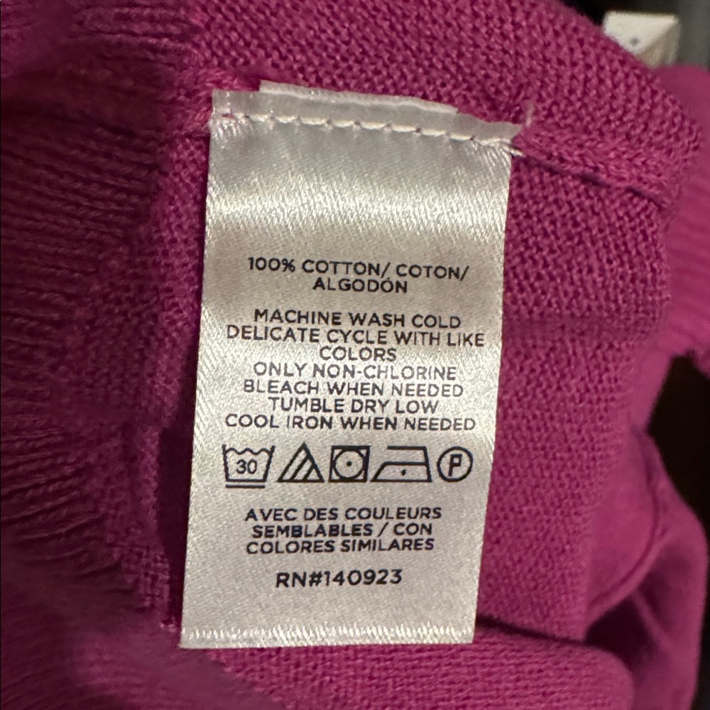 Loft Magenta Cardigan - Picture 4 of 4